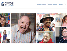 Tablet Screenshot of civitas-solutions.com